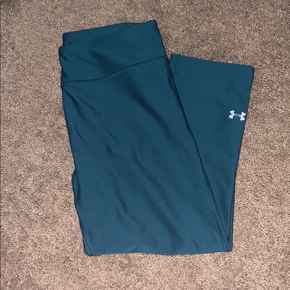 Teal under armour cropped leggings - Picture 1 of 2